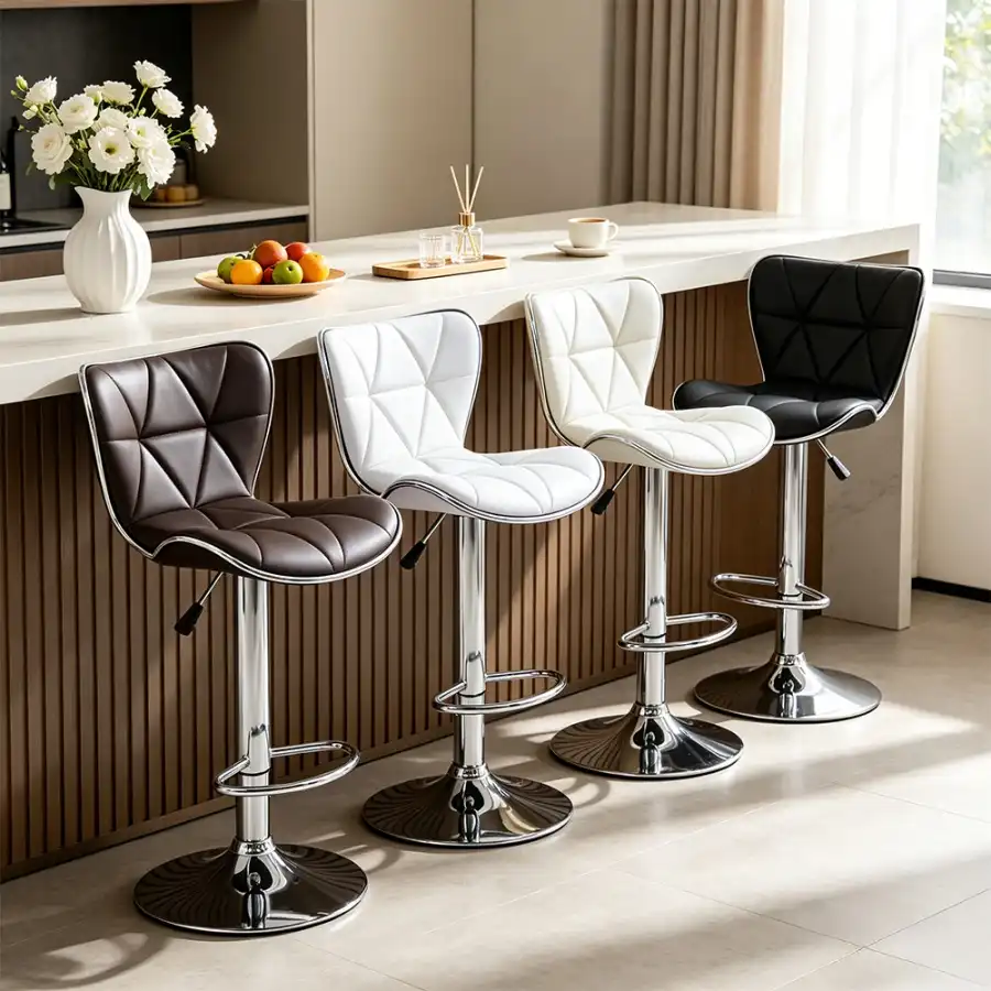 Leather Upholstered Bar Stool Vs. Fabric Counter Stools: Which Is Better?